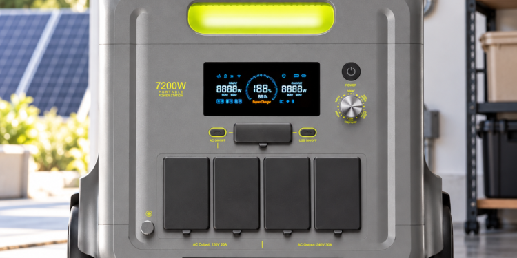 FOSSiBOT F7200 Portable Power Station Review: 7.2kWh Megawatt Energy System