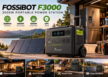 FOSSiBOT F3000 Review: High-Output 3000W Heavy-Duty Solar Generator